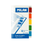 Index autoadeziv plastic Milan 45x12mm