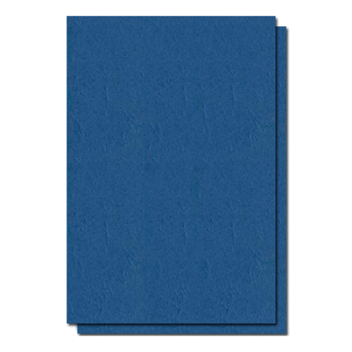 Coperta carton imitatie piele A4 - Albastru