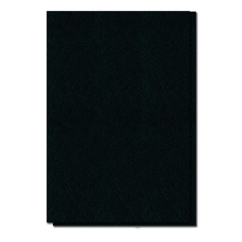 Coperta carton imitatie piele A4 - Negru