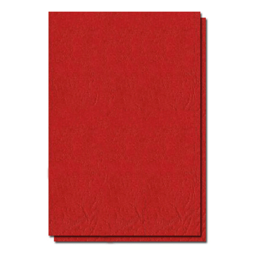 Coperta carton imitatie piele A4 - Rosu