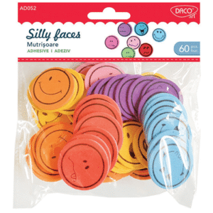 Mutrisoare colorate spuma autoadeziva Daco