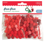 Pom-Pom Degrade Daco - Rosu