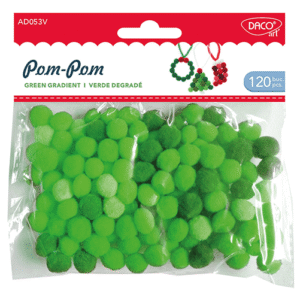 Pom-Pom Degrade Daco - Verde