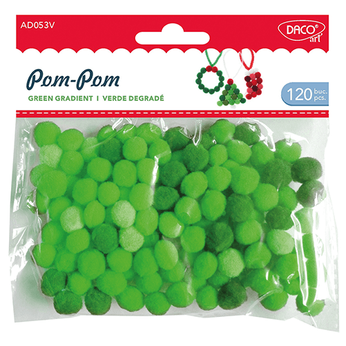 Pom-Pom Degrade Daco - Verde Pom-Pom Degrade Daco - Verde