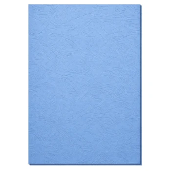 Coperta carton imitatie piele A4 - Albastru 250g