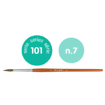 Pensula Milan seria 101 cu varf rotund - nr 7