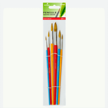 Pensule scolare Ecada 6buc