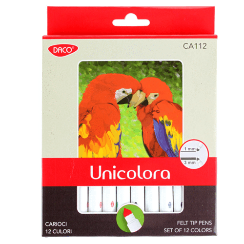 Carioci Unicolora Daco 12 culori
