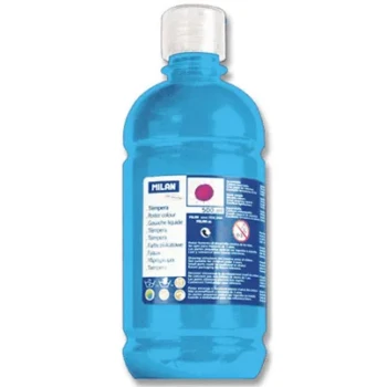 tempera milan 500ml albastru deschis