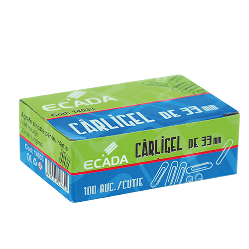 Agrafe hartie 33mm Ecada