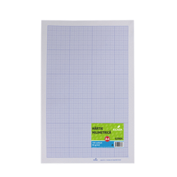 Hartie milimetrica A4 100coli
