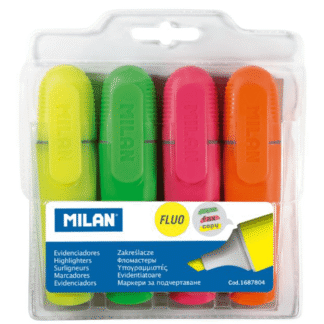 Marker evidentiator Milan 4 culori set