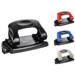 Perforator 10 coli Daco - Negru, Rosu, Albastru, Gri