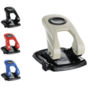 Perforator 40 coli Daco - Gri, Negru, Rosu, Albastru