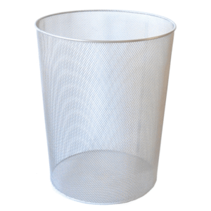 Cos gunoi metalic Ecada – Argintiu