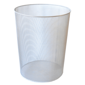 Cos gunoi metalic Ecada – Argintiu