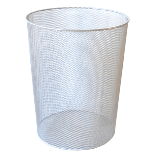 Cos gunoi metalic Ecada – Argintiu