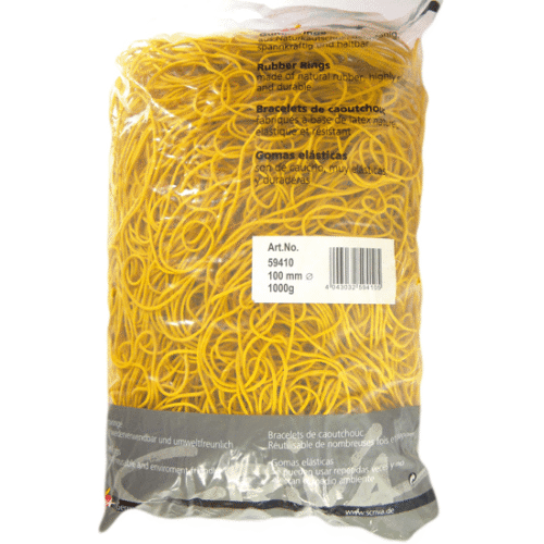 Elastic bani Scriva 1 kg , cauciuc natural, diametru 100mm