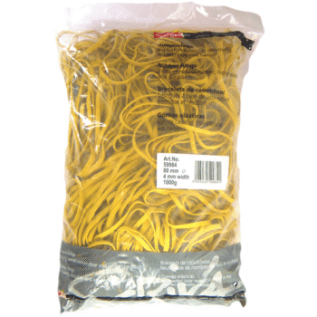 Elastic bani Scriva 1 kg , cauciuc natural, diametru 80mm, latime 4mm