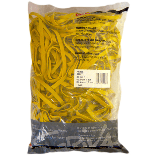 Elastic bani Scriva 1 kg , cauciuc natural, diametru 80mm, latime 7mm