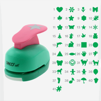 Perforator cu model 2.5cm Daco - diferite modele