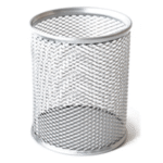 Suport birou cilindric Ecada - Argintiu