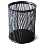 Suport birou cilindric Ecada - Negru