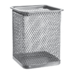 Suport birou patrat Ecada - Argintiu