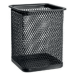 Suport birou patrat Ecada - Negru