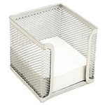 Suport cub hartie metalic Ecada - Argintiu