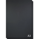 Coperta carton imitatie piele A3 - Negru