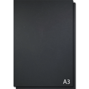 Coperta carton imitatie piele A3 - Negru