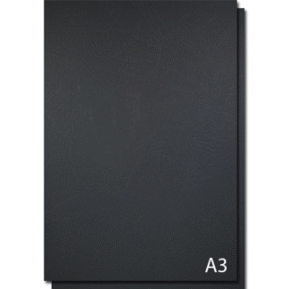 Coperta carton imitatie piele A3 - Negru