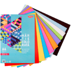 Hartie colorata asortata A4 80g 100 coli 10 culori