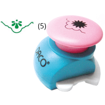 Perforator cu model de colt 2.5 cm - model 5