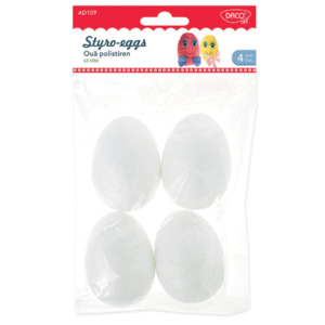 Oua polistiren 6.5cm Daco 4buc set