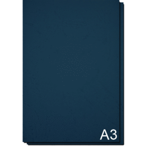 Coperta carton imitatie piele A3 - Albastru Navy