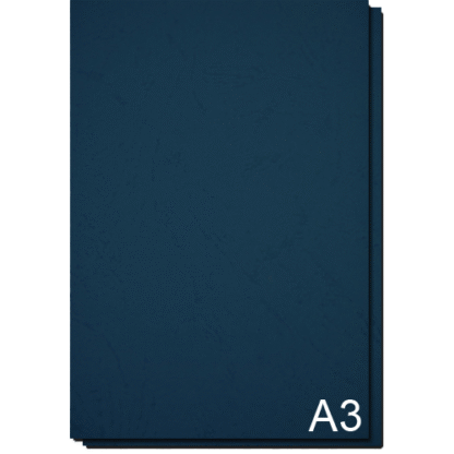 Coperta carton imitatie piele A3 - Albastru Navy