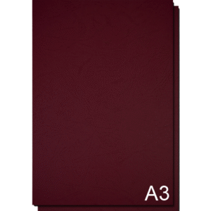 Coperta carton imitatie piele A3 - Rosu Bordo