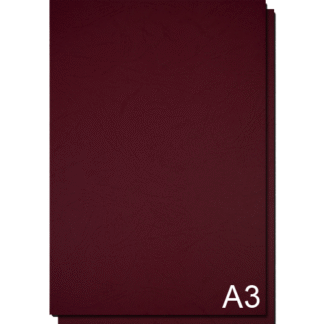 Coperta carton imitatie piele A3 - Rosu Bordo