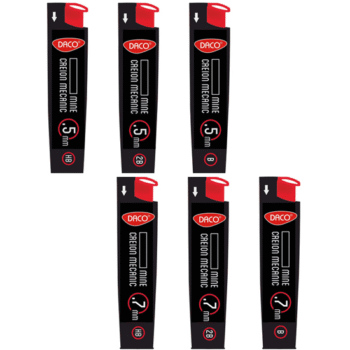 Mine creion mecanic Daco - 0.5mm , 0.7mm