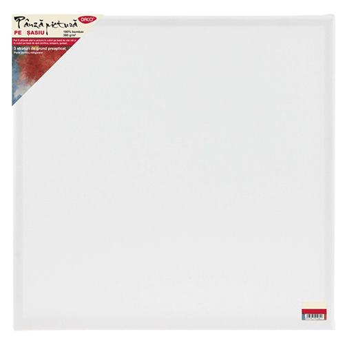 Panza pictura pe sasiu Daco 380g 50x50 cm Panza pictura pe sasiu Daco 380g 50x50 cm