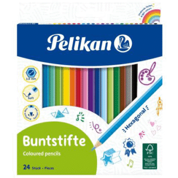Creioane colorate Pelikan 24 culori