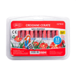 Creioane colorate cerate Daco 12 culori