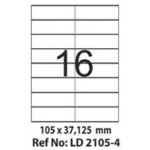 Etichete autoadezive 16/A4 105x37.125 mm
