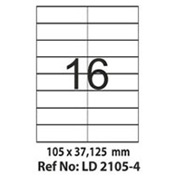 Etichete autoadezive 16/A4 105x37.125 mm