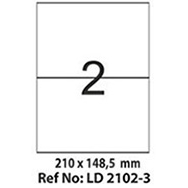 Etichete autoadezive 2 A4 210x148.5 mm
