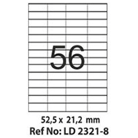 Etichete autoadezive 56 A4 52.5x21.2 mm