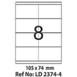 Etichete autoadezive 8 A4 105x74 mm