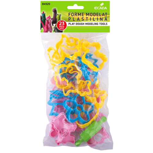 Forme pentru modelat plastilina Ecada